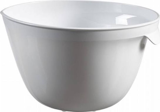 Curver Miska Kuchenna Okrągła Salaterka do Sałatek Mieszania Odmierzania Curver 3,5 L Biała uniwersalny