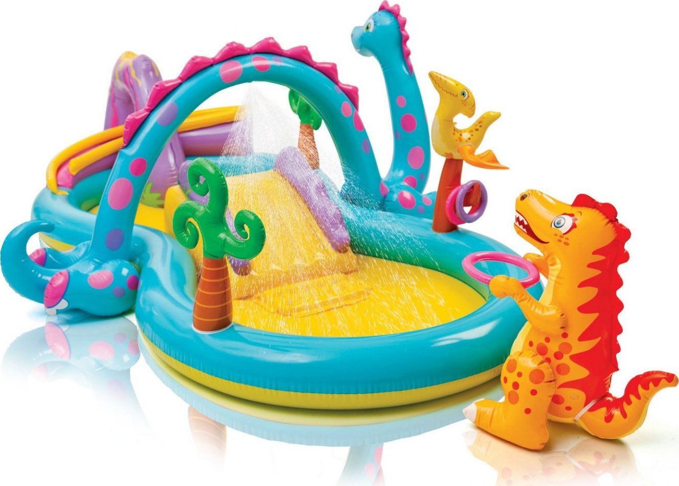 Intex Dmuchany plac zabaw Dinozaury 302 x 229 x 112 cm INTEX 57135