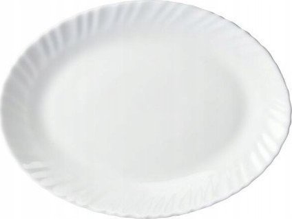 Galicja Półmisek owalny porcelanowy biały 25 cm Bianco