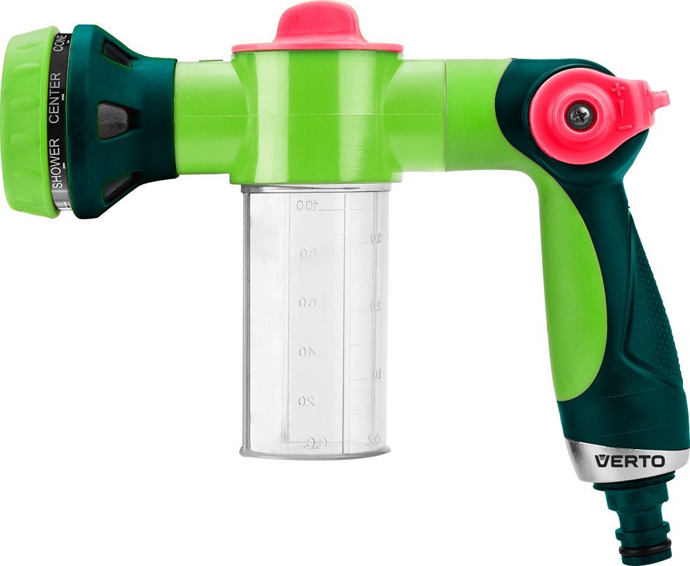 Verto Zraszacz pistoletowy z pojemnikiem, opryskiwacz piany 15G715