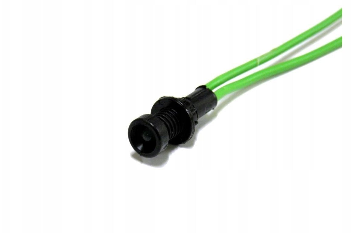 Lampka sygnalizacyjna 3mm zielona 230V AC 1W 5mA KLP 3G/230V 84503005