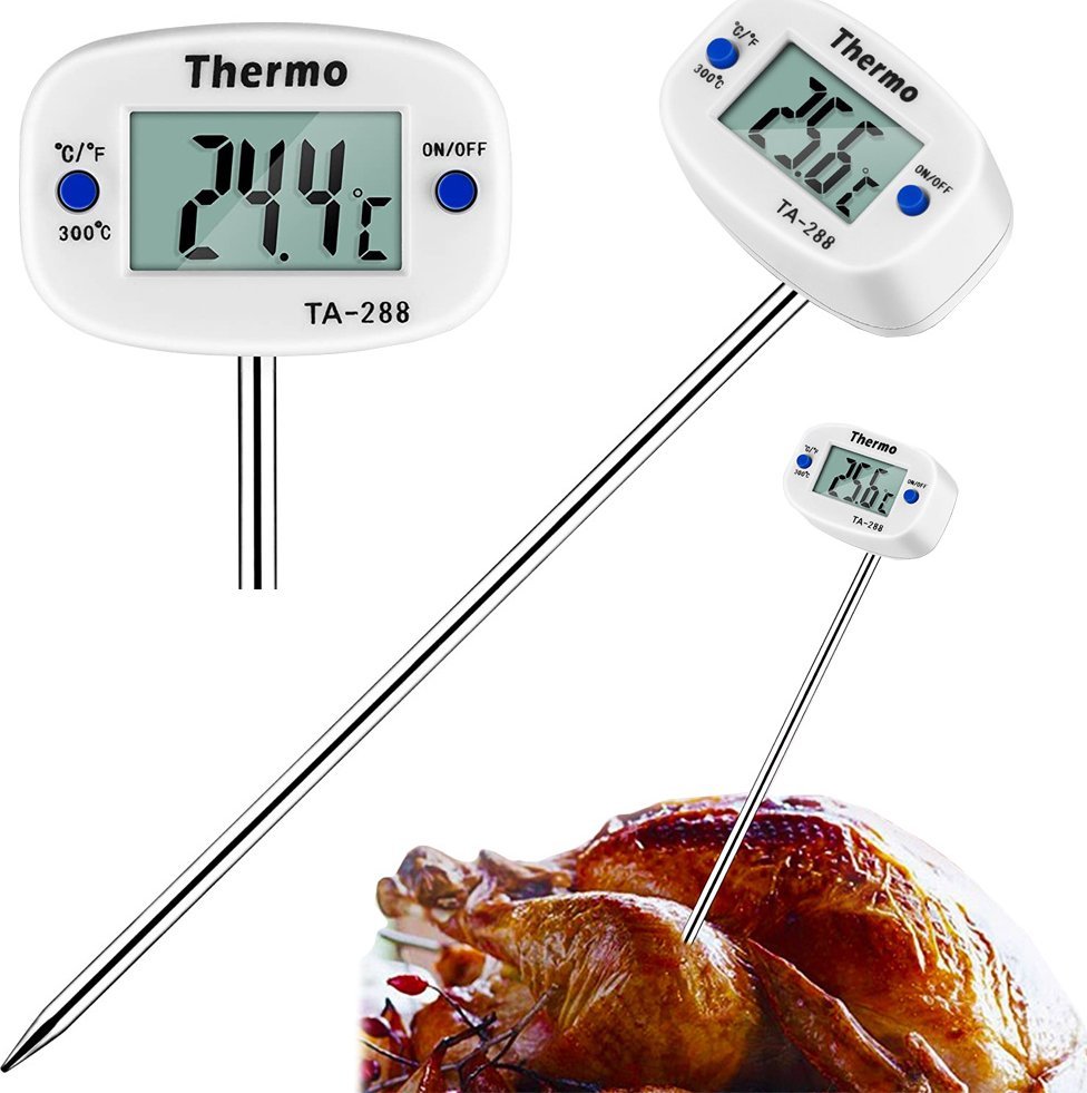 Verk Termometr kuchenny lcd szpilkowy sonda mięsa wina Termometr kuchenny lcd szpilkowy sonda mięsa wina