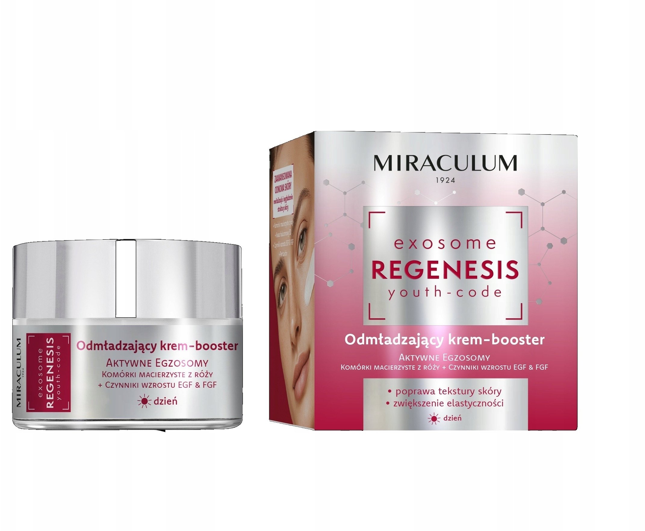 MIRACULUM Exosome Regenesis Youth-Code Odmładzający krem-booster na dzień 50 ml