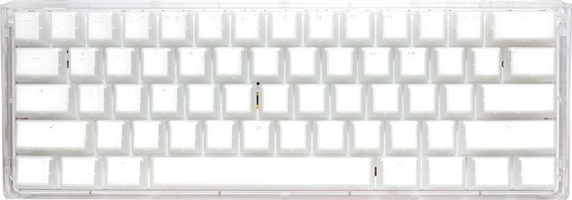 Klawiatura Ducky Ducky One 3 Aura White Mini Gaming Tastatur, RGB LED - MX-Speed-Silver (US)
