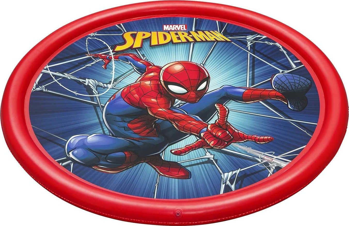 Bestway Brodzik dmuchany z fontanną, Spider-Man, 165 cm
