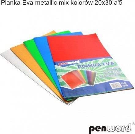 Penword PIANKA EVA METALLIC MIX KOLORÓW 20X30 a5