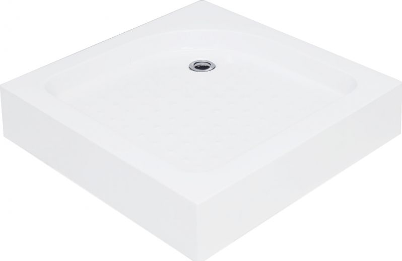 Brodzik Mexen Mexen Rio brodzik kwadratowy 70 x 70 cm, biały - 45107070