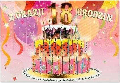 Pan Dragon Karnet B6 Urodziny 18