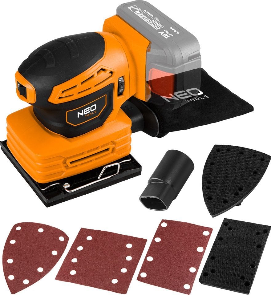 Szlifierka oscylacyjna Energy+ 18V 3w1, bez akumulatora