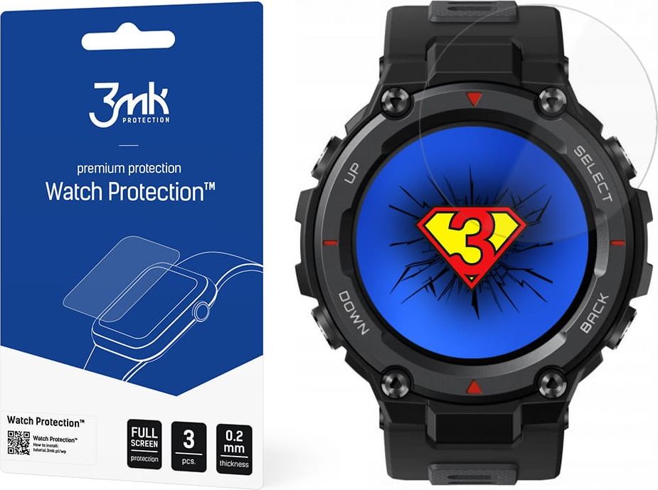 Best Accessories 3MK WATCH PROTECTION 3x FOLIA DO AMAZFIT T-REX PRO