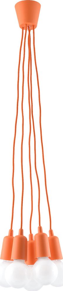 Lampa wisząca Lumes Pomarańczowa industrialna lampa wisząca - EX543-Diegi