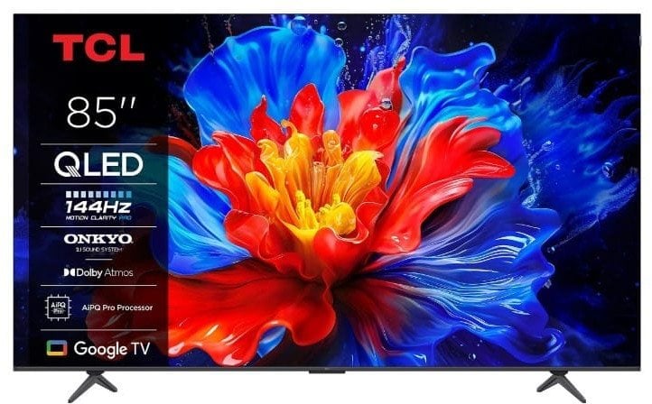 Telewizor TCL 85P81K QLED 85'' 4K Ultra HD Google TV