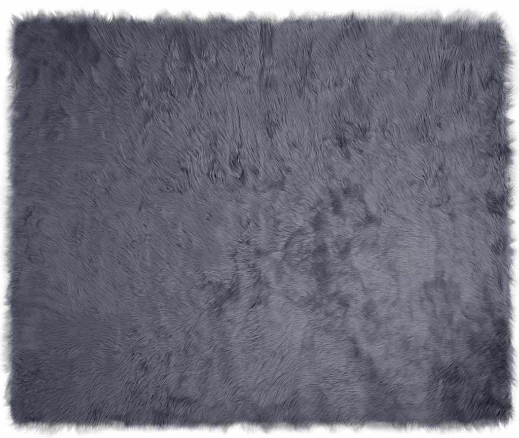 vidaXL Sztuczny dywan owczy antracytowy 200 x 280 cm