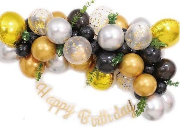 Zestaw balonów Happy Birthday 36el