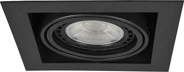 Azzardo Oprawa podtynkowa prostokątna czarna AZzardo NOVA AZ2869