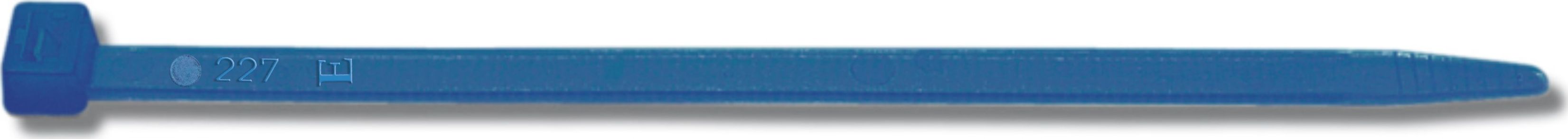 EM Group Opaski zaciskowe wykrywalne z opiłkami metalu 100 szt 140x3,5mm 9186