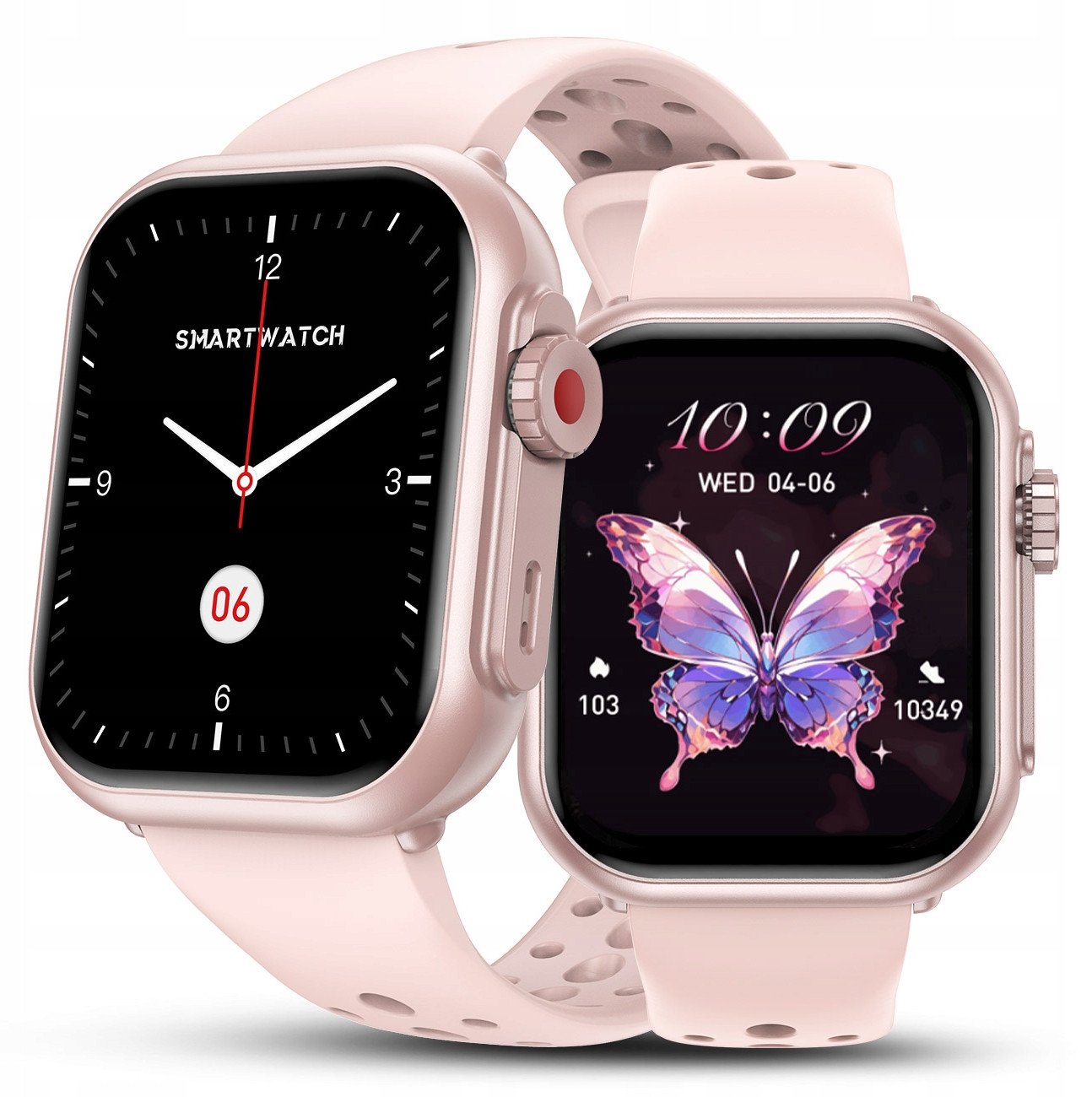 Smartwatch Zegarek Damski Rozmowy Sport Tętno Polskie Menu Bateria 1000mAh