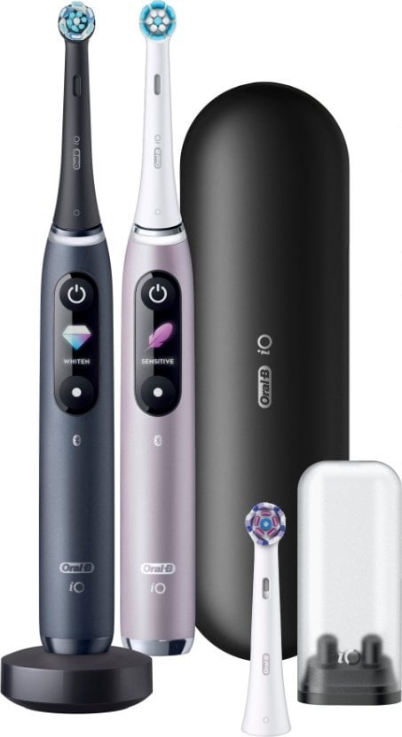 Szczoteczka Oral-B iO Series 9 Duo 2 szt. Black Onyx/Rose Quartz