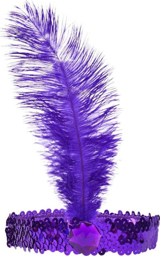 Opaska charleston fioletowa