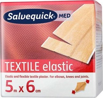 Cederroth Plaster tekstylny SalvequickMED, 6cm x 5m elastyczny