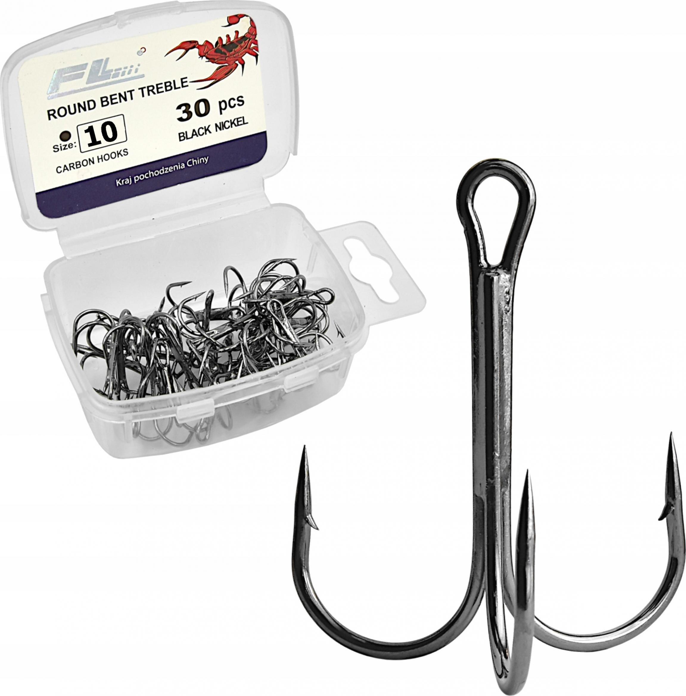 FL 30 x Super Mocne Kotwice kotwiczki r 10 B. Nickel