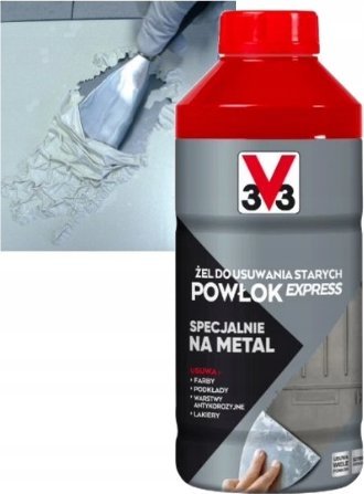 V33 Żel do usuwania starych powłok z metalu 0,25l
