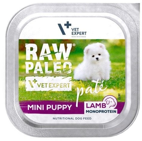 VetExpert Raw Paleo LAMB Pate Mini Puppy 150g