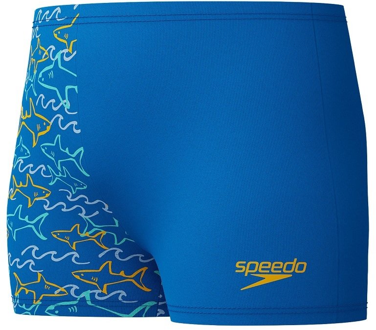 Speedo STROJE PŁYWACKIE JUNIOR BOY'S DIGI ALVR AQSHRT BLUE 8-00384118661 5Y