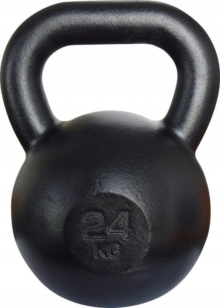 Kettlebell Kawmet żeliwny 24 kg