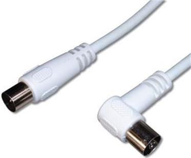 Kabel PremiumCord Antenowy 5m biały (ktmf05U)