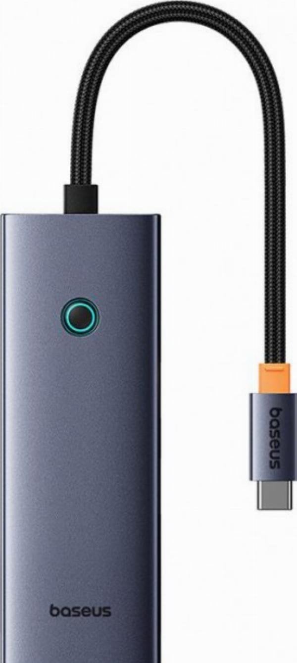 Stacja/replikator Baseus Baseus UltraJoy Series 5-Port HUB Space Grey（Type-C to USB3.0*4+PD*1）