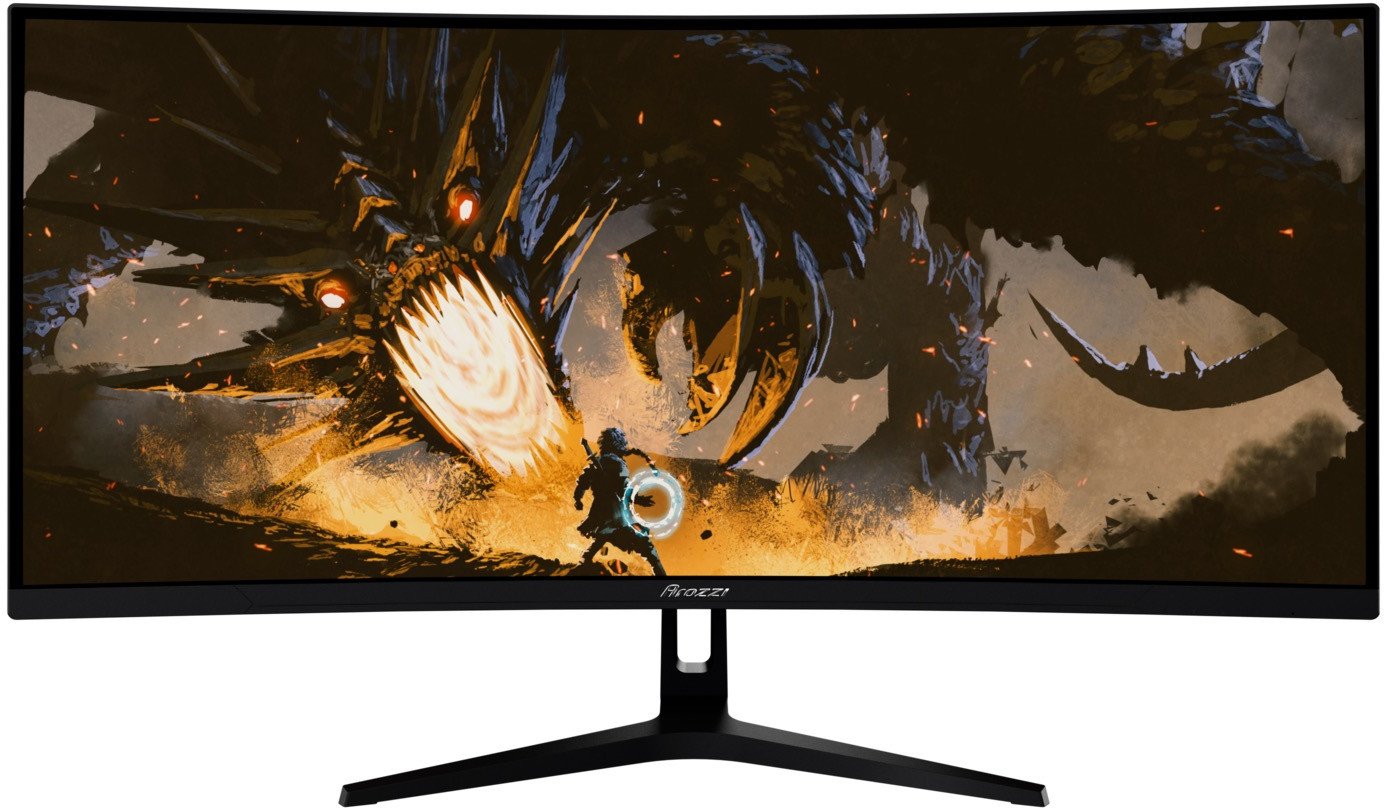 Monitor Arozzi Nova 34 Curved monitor komputerowy 86,4 cm (34") 3440 x 1440 px Quad HD LED Czarny