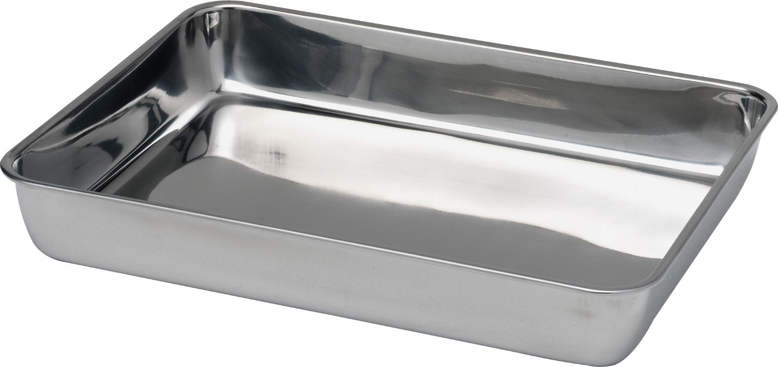 Hendi Pojemnik taca na mięso i żywność ze stali chromowej 310x240x48mm - Hendi 508206 Pojemnik taca na mięso i żywność ze stali chromowej 310x240x48mm