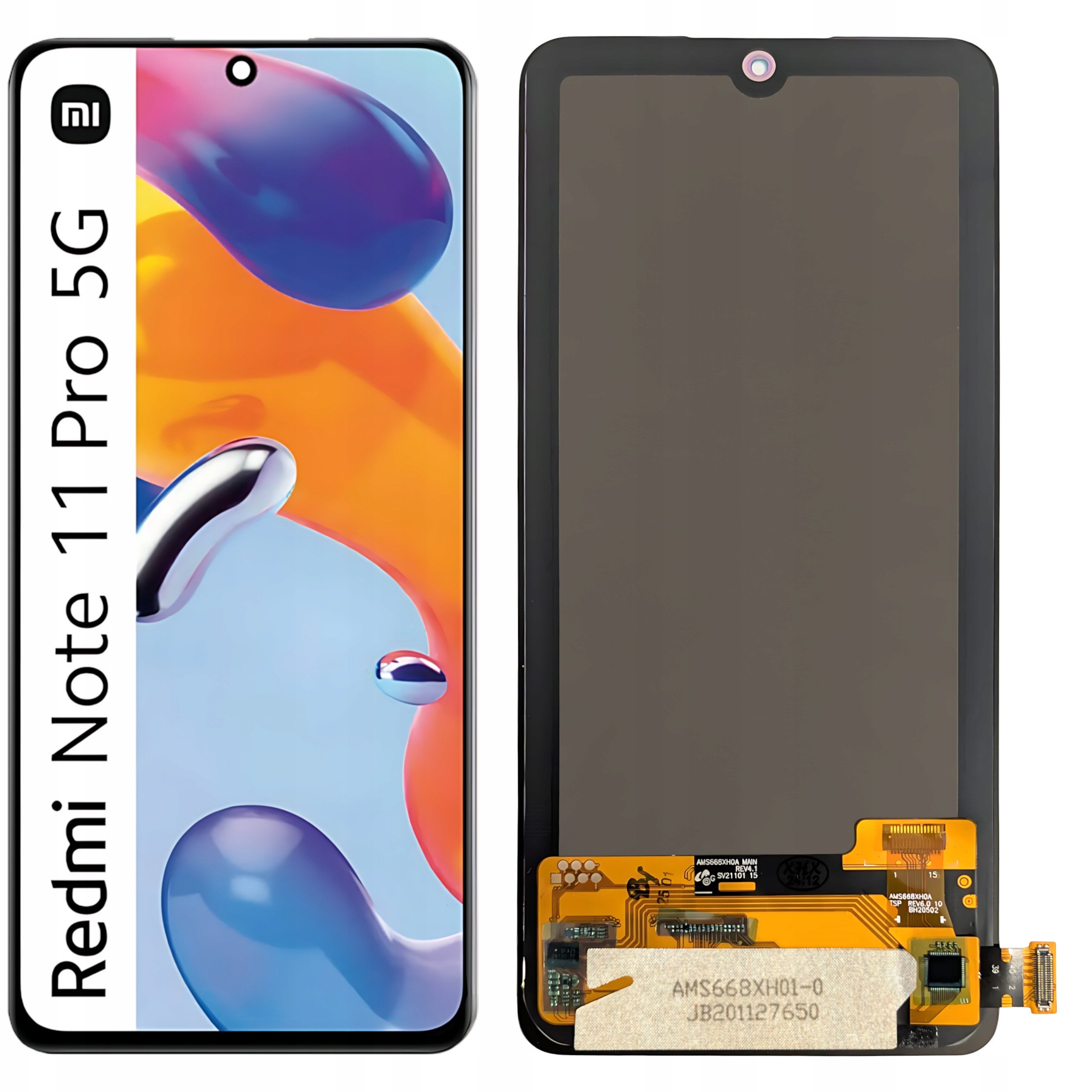 WYŚWIETLACZ EKRAN DOTYK SZYBKA LCD DO XIAOMI NOTE 11 PRO 5G OLED 21091116I