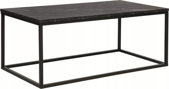 Signal Ława prostokątna ROSSI A czarny efekt marmuru/czarny