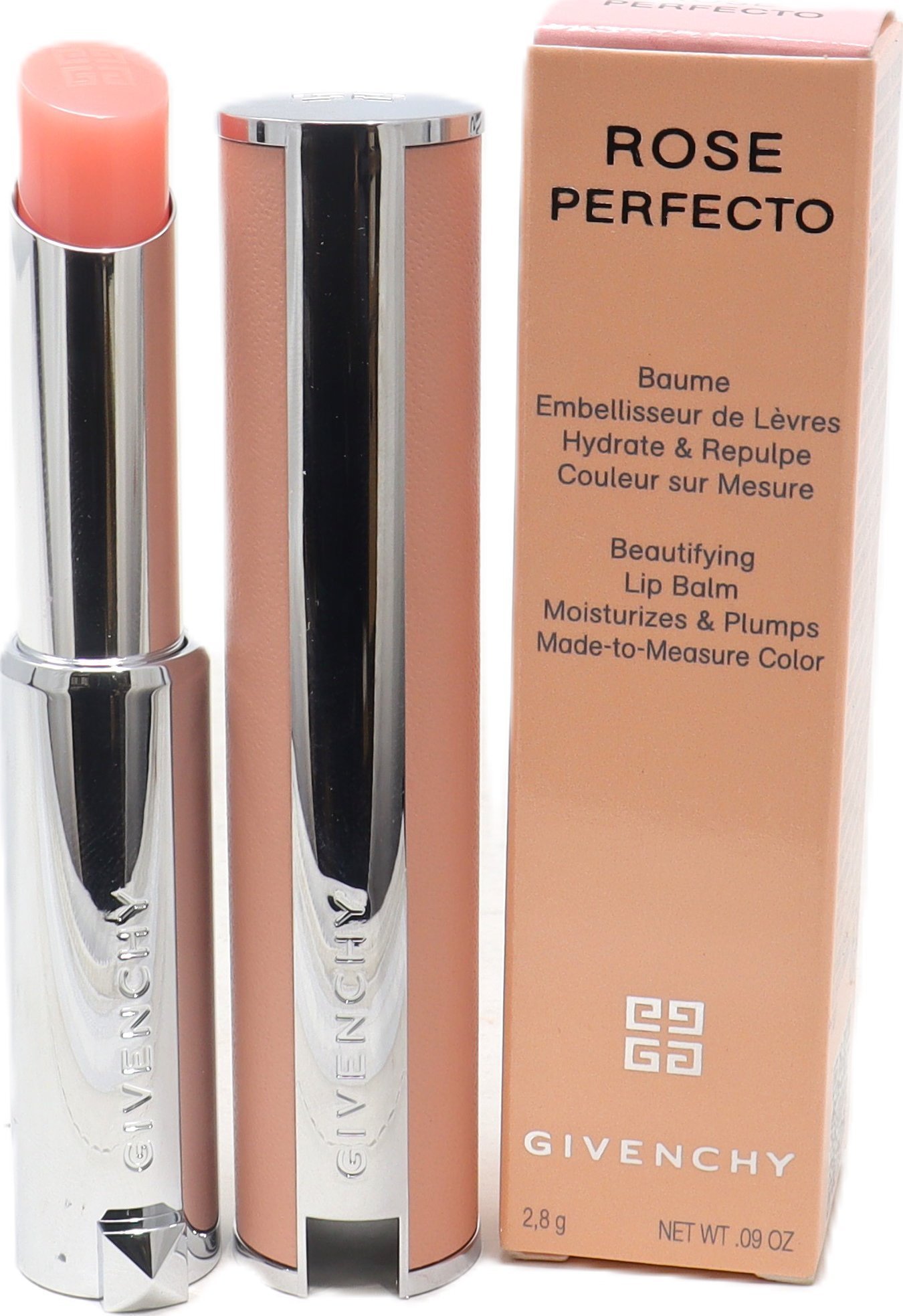 Givenchy, Le Rose Perfecto, Hydrating, Lip Balm, 001, Pink Irresistible, 2.8 g For Women