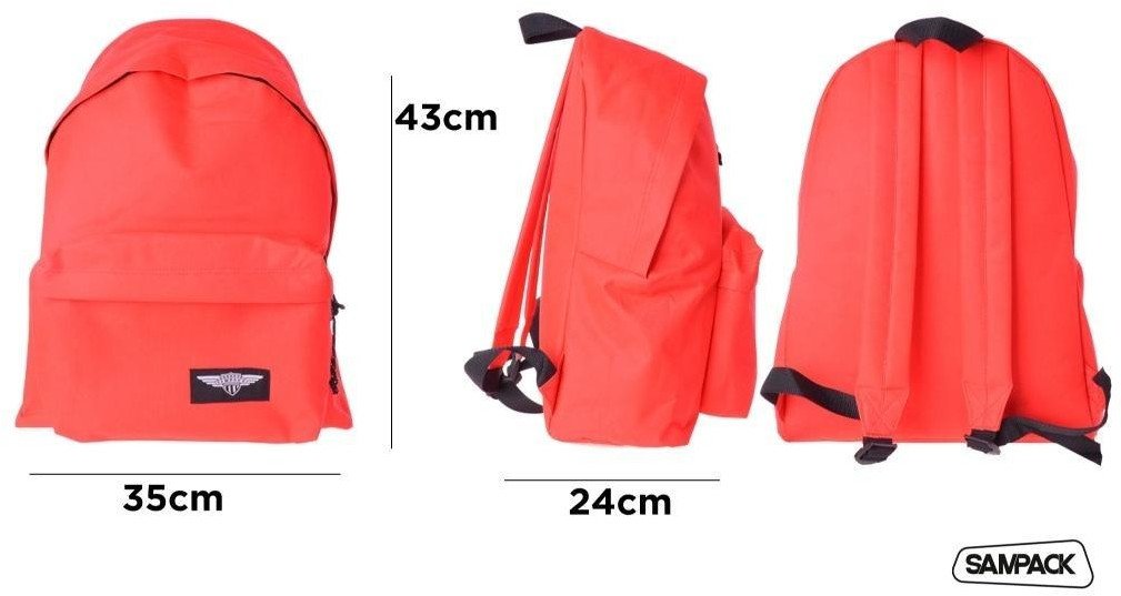 Plecak Sampack pomarańczowy
