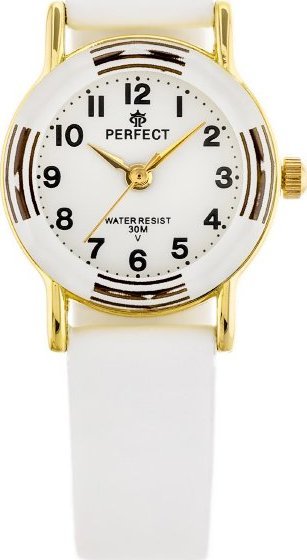 ZEGAREK DZIECIĘCY PERFECT L248 - KOMUNIJNY - biały (zp968a)