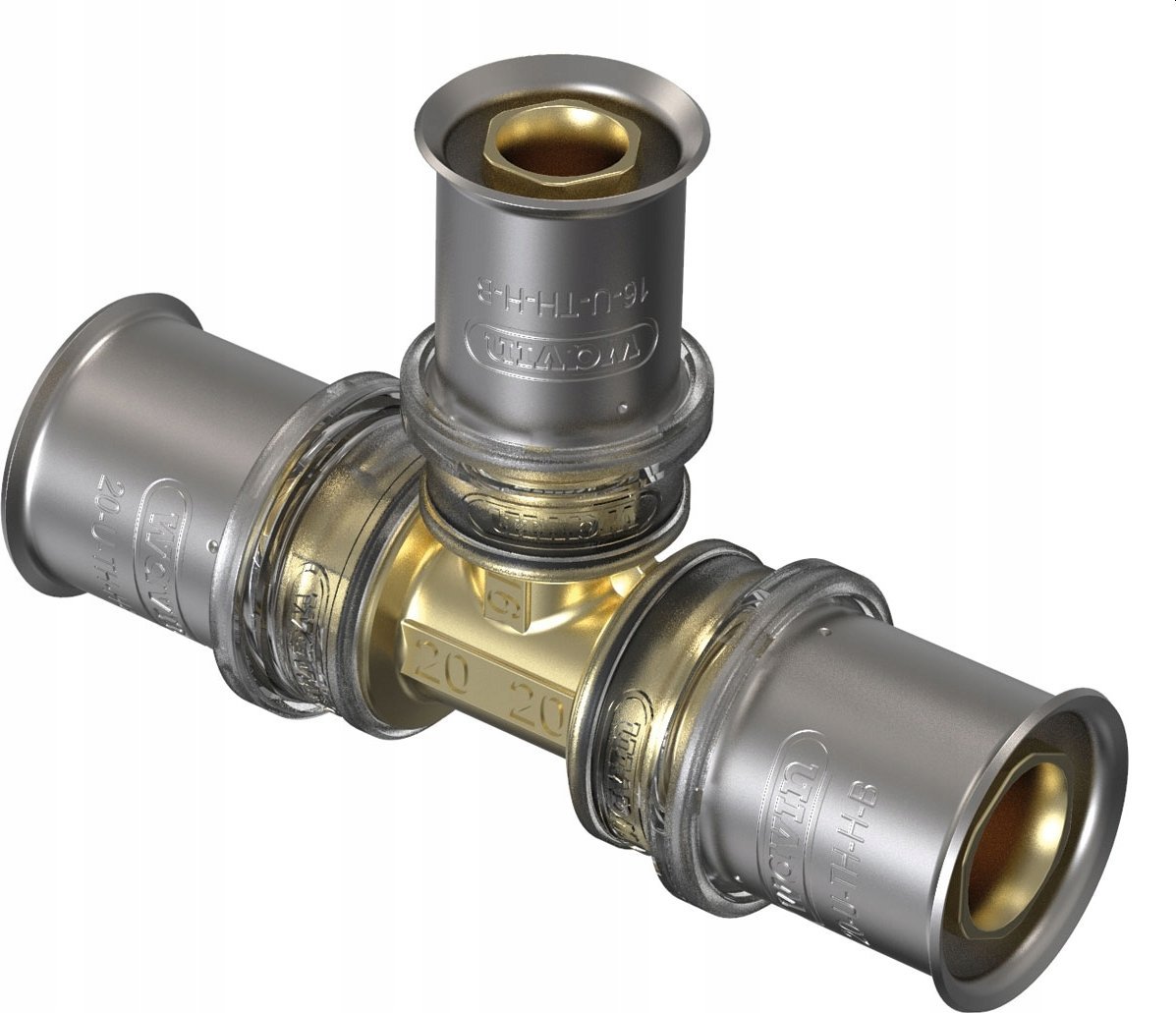 Wavin 4064361 TRÓJNIK RED 25X16X25 PEXAL TIGRIS M5 WAVIN // PX-W.TR.25X16X25-M5