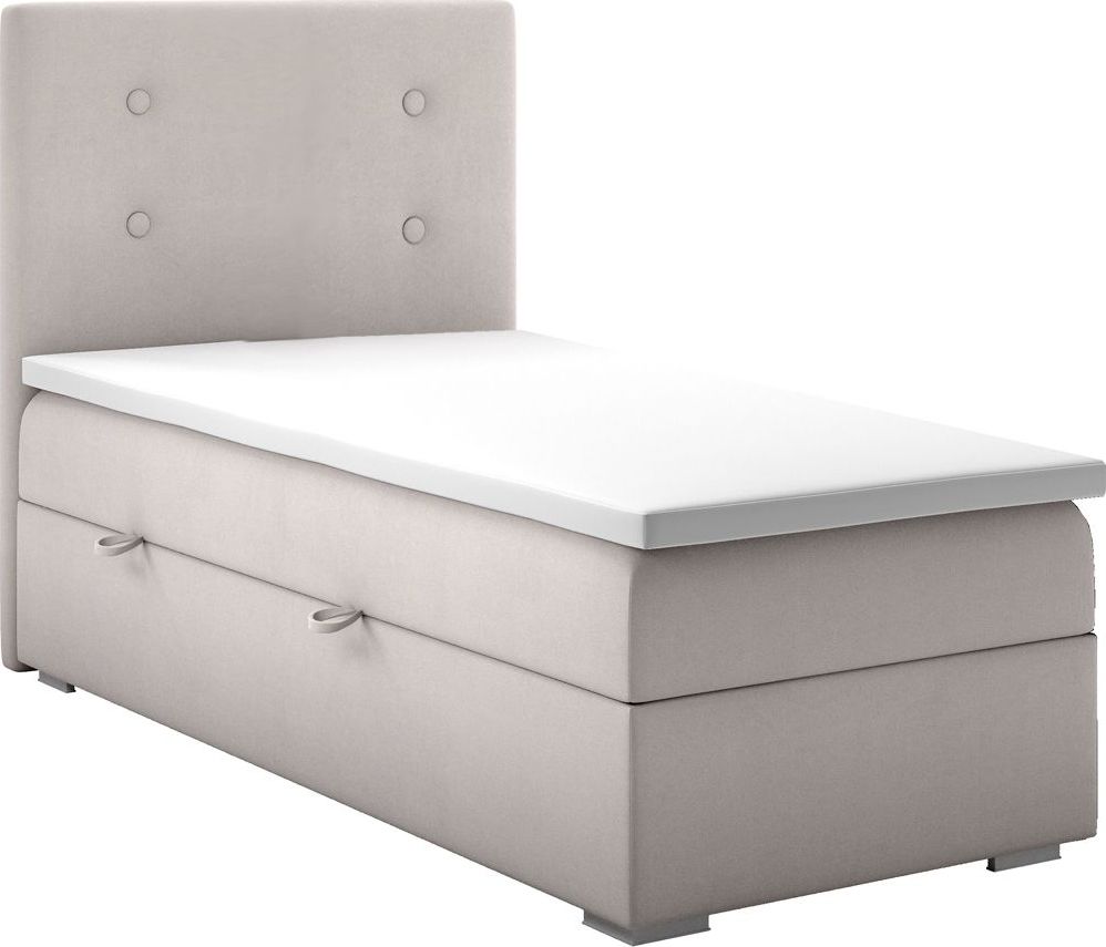 Elior Pojedyncze łóżko boxspring Claro 90x200 - 58 kolorów