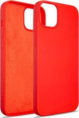 Beline Beline Etui Silicone iPhone 15 Plus 6.7" czerwony/red