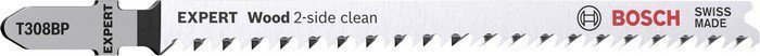 Bosch Bosch Expert jigsaw blade T 308 BP Wood 2-side clean, 3 pieces