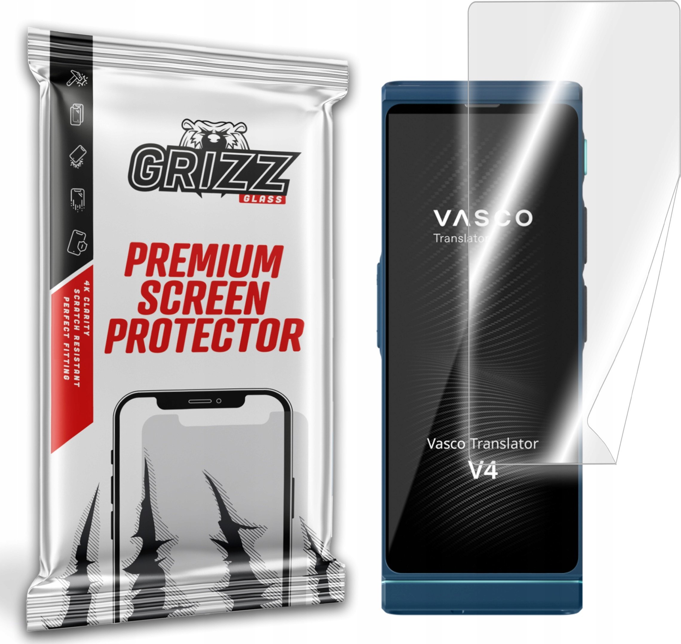 GrizzGlass Folia ceramiczna GrizzGlass CeramicFilm do Vasco Translator V4