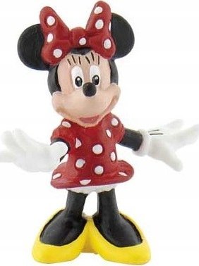 Bullyland Myszka Minnie 5cm czerwona sukien