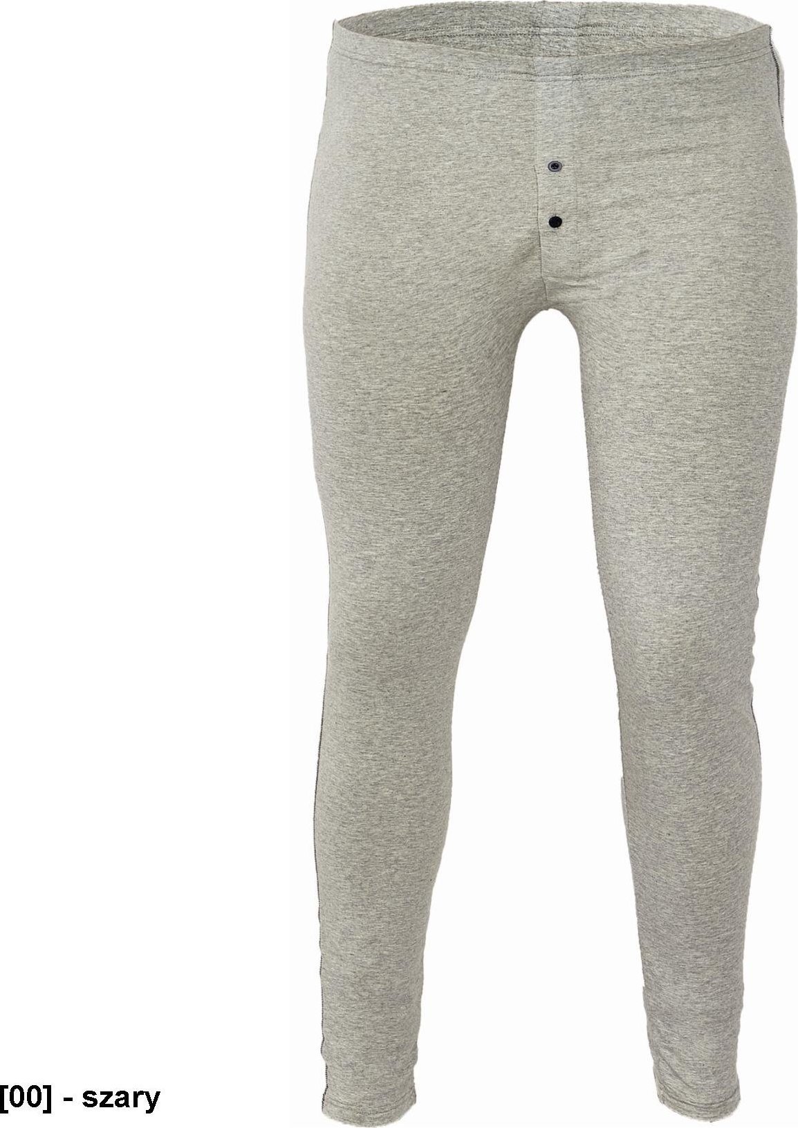 CERVA LION kalesony - męska bielizna, włókno: sojowe 47%, bambusowe 24%, (wersja zimowa) - szary S