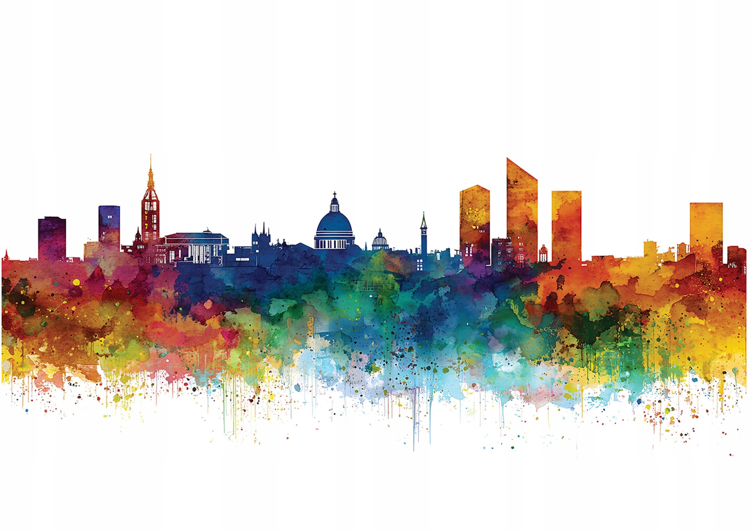 Fototapeta Na Flizelinie Miasto Panorama Do Sypialni Salonu 250x175