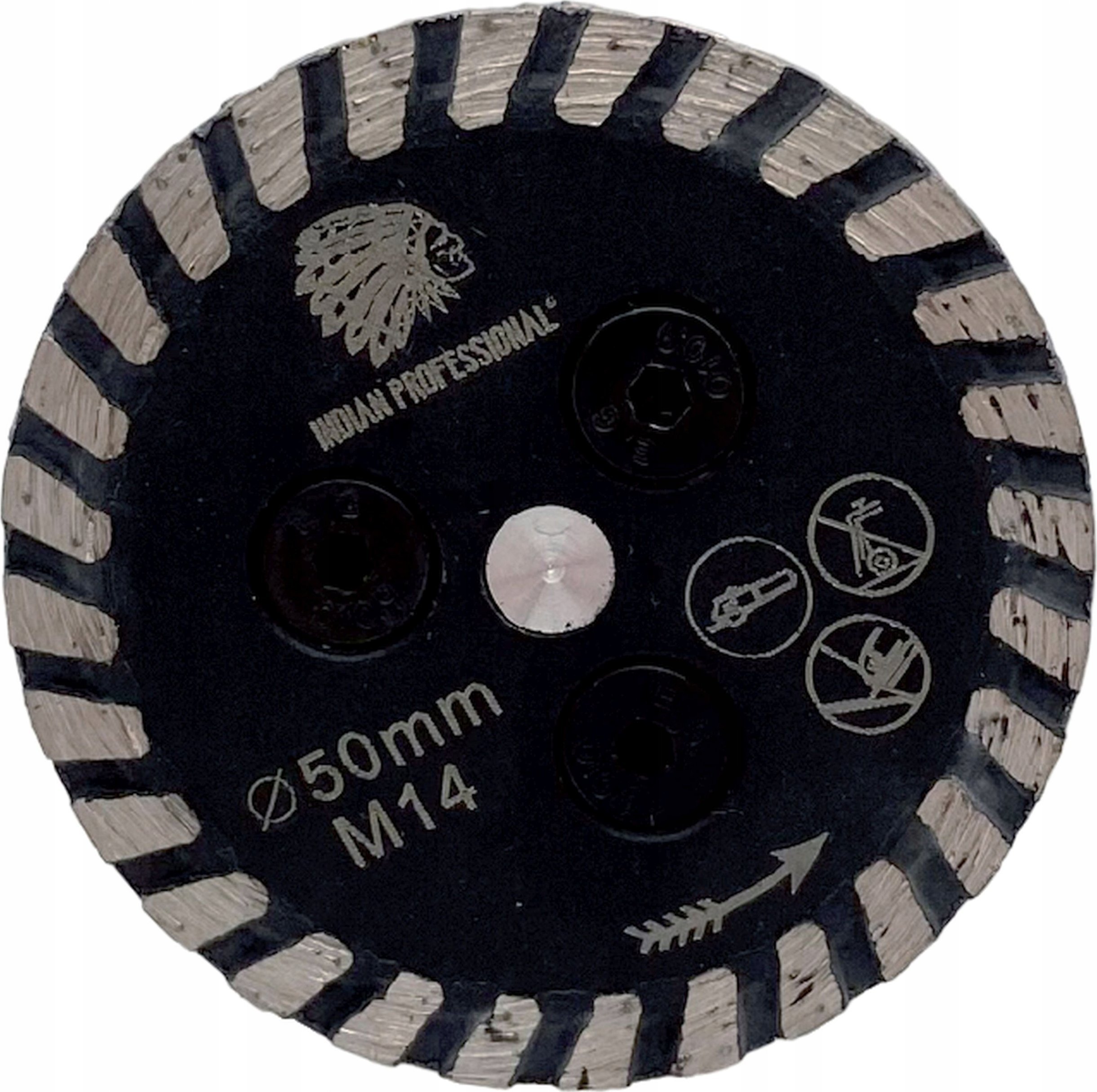 IN CORPORE TARCZA DO PODCINANIA DIAMENTOWA 50mm M14 MINI TURBO /INDIAN PROFESSIONAL