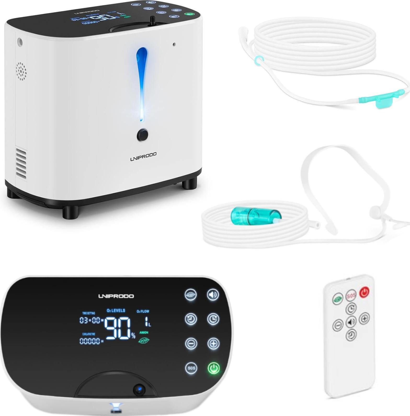 Uniprodo Koncentrator tlenu LED Uniprodo 1-6L 28-90% Koncentrator tlenu LED Uniprodo 1-6L 28-90%