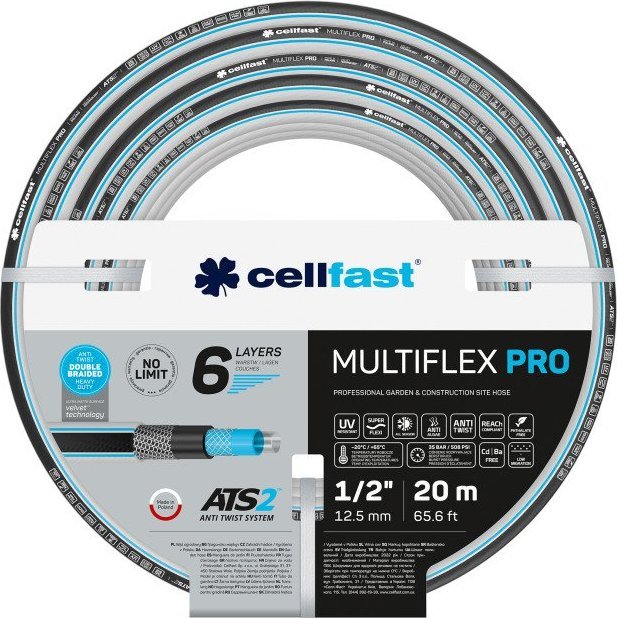 Cellfast Wąż ogrodowy Cellfast MULTIFLEX ATSV 1/2" 20 m (13-800)