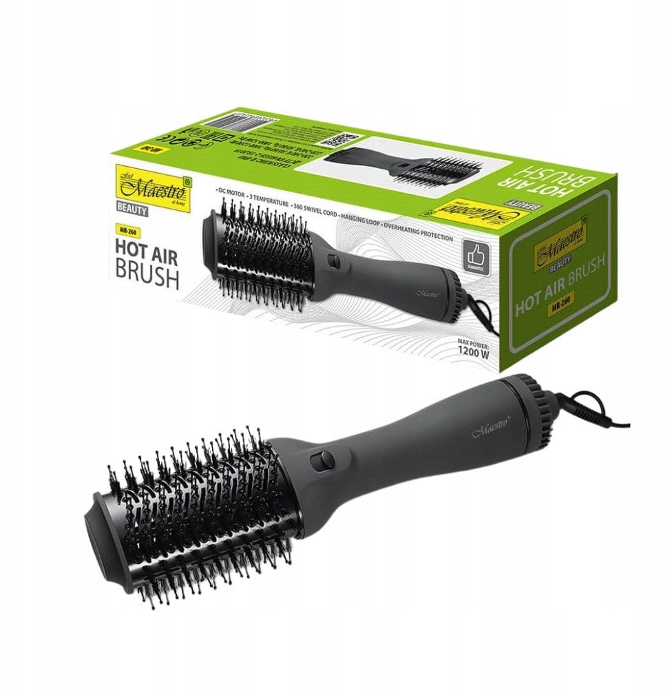 Suszarko-szczotka do włosów 1200W MAESTRO MR-260